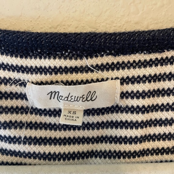 Madewell Coastland Stripe 100% Cotton Tank | Sz XS - Picture 4 of 6